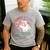 Retro Pink Christmas Santa's Favorite Art Teacher Artist Men's Casual T-Shirt Sport Grey