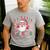 Santa's Favorite Teacher Groovy Christmas Teacher Boys Girls Men's Casual T-Shirt Sport Grey