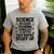Science Because Figuring Things Out Teacher Scientific Adult Men's Casual T-Shirt Sport Grey Science Because Figuring Things Out Teacher Scientific Adult Men's Casual T-Shirt Sport Grey