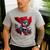Super Power Superhero Boston Terrier Dog For Men Women Kids Men's Casual T-Shirt Sport Grey