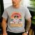 I Teach In My Pajamas Teacher Sunset Bear Retro Men's Casual T-Shirt Sport Grey