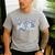 Teacher Blue Chinoiserie Coquette Bow Heart Teacher Life Men's Casual T-Shirt Sport Grey