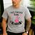 This Teacher Loves Her Flock Cute Flamingo Teacher Men's Casual T-Shirt Sport Grey