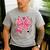 Teaching Is A Work Of Heart Pencil Bow Teacher Valentine Men's Casual T-Shirt Sport Grey