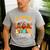 Thankful For My Little Turkeys Teacher Thanksgiving Teachers Men's Casual T-Shirt Sport Grey