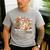 Trick Or Teach Groovy Teacher Halloween Floral Ghost Men's Casual T-Shirt Sport Grey