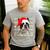 Ugly Xmas Sweater Santa Boston Terrier Dog Christmas For Men Women Kids Men's Casual T-Shirt Sport Grey