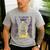 Vintage Boston Terrier Dog Men's Casual T-Shirt Sport Grey