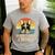 Vintage Boston Terrier Mom Dog Lovers Mother's Day Men's Casual T-Shirt Sport Grey