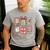 Vintage Preppy Very Merry Teacher Santa Stamps Christmas Men's Casual T-Shirt Sport Grey Vintage Preppy Very Merry Teacher Santa Stamps Christmas Men's Casual T-Shirt Sport Grey