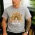 Wild About Reading Teacher Back To School Leopard Rainbow Men's Casual T-Shirt Sport Grey