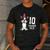 10 Years Old Birthday Boston Terrier Dog Lover 10th Party For Men Women Kids Men's Casual T-Shirt Dark Grey