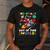 2nd Grade Is Out Of This World Space Rocket Planets Teacher Men's Casual T-Shirt Dark Grey