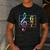 67 Music Meme Slang Six Seven Music Teacher Musician Men's Casual T-Shirt Dark Grey
