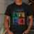 Abbott Elementary Colorful Pop Art Teachers TV Show Men's Casual T-Shirt Dark Grey Abbott Elementary Colorful Pop Art Teachers TV Show Men's Casual T-Shirt Dark Grey