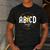 ABCD The Teacher Tour Last Day Of School Rockin' Teacher Men's Casual T-Shirt Dark Grey ABCD The Teacher Tour Last Day Of School Rockin' Teacher Men's Casual T-Shirt Dark Grey