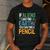 If Aliens Can Find Earth You Can Find a Pencil Teacher Men's Casual T-Shirt Dark Grey If Aliens Can Find Earth You Can Find a Pencil Teacher Men's Casual T-Shirt Dark Grey