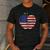 American Flag Teachers Students Apple 4th Of July Vintage Men's Casual T-Shirt Dark Grey American Flag Teachers Students Apple 4th Of July Vintage Men's Casual T-Shirt Dark Grey