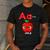 A Is For Apple Pre-K Kindergarten Teacher Student Men's Casual T-Shirt Dark Grey A Is For Apple Pre-K Kindergarten Teacher Student Men's Casual T-Shirt Dark Grey