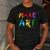 Make Art Painter Artist Teacher Artsy Men Women Kids Men's Casual T-Shirt Dark Grey