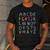 Back To School Kindergarten Alphabet ABC Teacher Women Kids Men's Casual T-Shirt Dark Grey