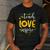 Back To School Teach Love And Inspire Teacher Sunflower Men's Casual T-Shirt Dark Grey Back To School Teach Love And Inspire Teacher Sunflower Men's Casual T-Shirt Dark Grey