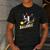 Ballaholic Boston Terrier Dog Chasing Bostie Ball Men's Casual T-Shirt Dark Grey