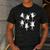 Ballet Ghost Dancer Spooky Dance Teacher Halloween Costume Men's Casual T-Shirt Dark Grey