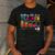 Battery Life Of a Teacher Shirt Thanksgiving Teacher Men's Casual T-Shirt Dark Grey
