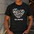 Believe In Yourself YOU MATTER Teachers Big Heart Men's Casual T-Shirt Dark Grey