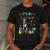 My Birthday Colorful Costume Boston Terrier Party Men's Casual T-Shirt Dark Grey