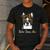 Birthday And Mother's Day -Boston Terrier Mom Men's Casual T-Shirt Dark Grey