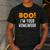 Boo I'm Your Homework Halloween Teacher Costume Men's Casual T-Shirt Dark Grey