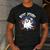 Boo Jour Ghost Halloween French Teacher Cute Coffe Croissant Men's Casual T-Shirt Dark Grey