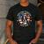 Boston Bull Terrier Men Boston Terrier Dog Dad Men's Casual T-Shirt Dark Grey