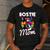 Boston Terrier Bostie Dog Breed Pet Bostie Mom Men's Casual T-Shirt Dark Grey