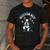 Boston Terrier Boy Cute Cartoon Dog Owner Pet Boston Terrier Men's Casual T-Shirt Dark Grey