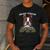 Boston Terrier Brindle Dog Professional Human Trainer Men's Casual T-Shirt Dark Grey