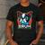 Boston Terrier Bruh Dog Lover Men's Casual T-Shirt Dark Grey