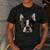 Boston Terrier Cute Puppy Face Dog Lover Pet Owner Men's Casual T-Shirt Dark Grey