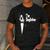 Boston Terrier Dad The DogFather Shirt Boston Terrier Men's Casual T-Shirt Dark Grey