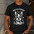 Boston Terrier Dad Boston Terrier Men's Casual T-Shirt Dark Grey
