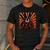 Boston Terrier Dog Japanese Art Samurai Ukiyo-e Men's Casual T-Shirt Dark Grey