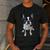 Boston Terrier Dog Motif Pet Art Boston Terrier Men Women Kids Men's Casual T-Shirt Dark Grey