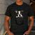 Boston Terrier Dog Puppy Dog In Pocket Cute Pet Lover Men's Casual T-Shirt Dark Grey