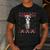 Boston Terrier Dog Santa Hat Men Kids Ugly Christmas Light Men's Casual T-Shirt Dark Grey