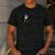 Boston Terrier EKG Heartbeat Heart Line Dog Lovers Men's Casual T-Shirt Dark Grey