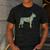 Boston Terrier Flower Silhouette Floral Dog Men Women Girls Kids Men's Casual T-Shirt Dark Grey