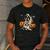 Boston Terrier Ghost Boo Halloween Costume Spooky Season Men's Casual T-Shirt Dark Grey