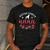 Boston Terrier Grandma Nana Dog Lover Christmas Men's Casual T-Shirt Dark Grey